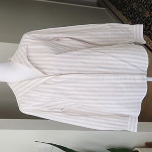 Sarah Alexandra Striped Long Sleeve Button-Down Shirt Cotton Size 10